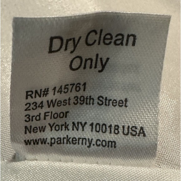 Parker Mini Dress Womens Medium Ivory Silk Embroidered Boho Bell Sleeve Whimsy - Picture 14 of 15